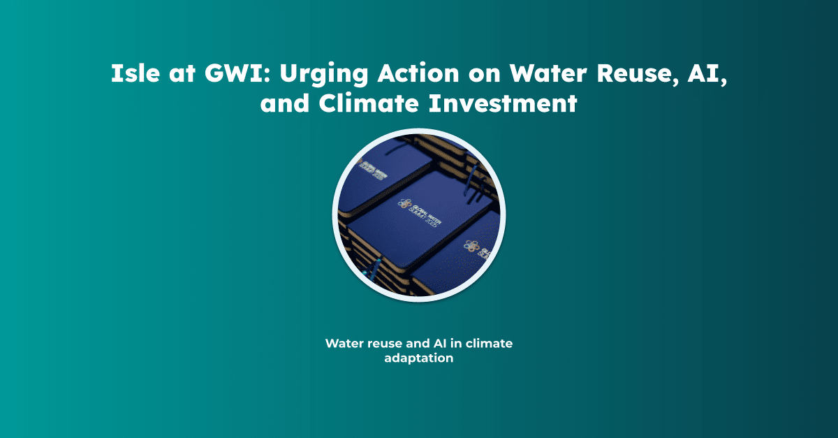 Water reuse and AI in climate adaptation