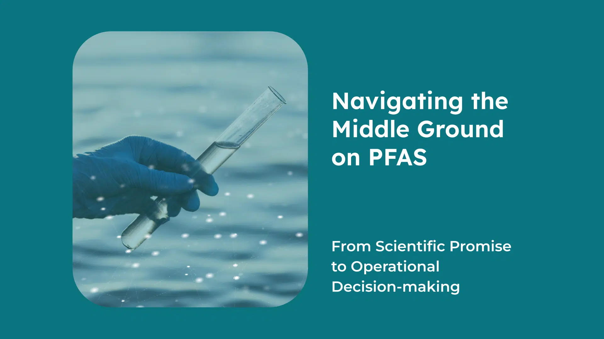 Navigating the Middle Ground on PFAS