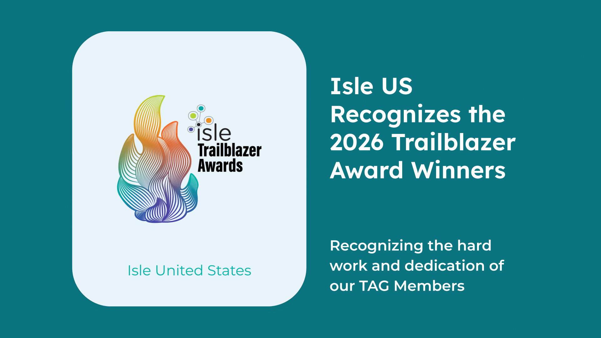 Trailblazer Award Banner